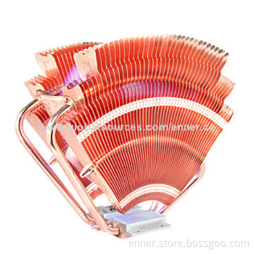 CPU Cooler with All Aluminum and Solid Pressure Technology, Sized 82 x 40 x 49mm